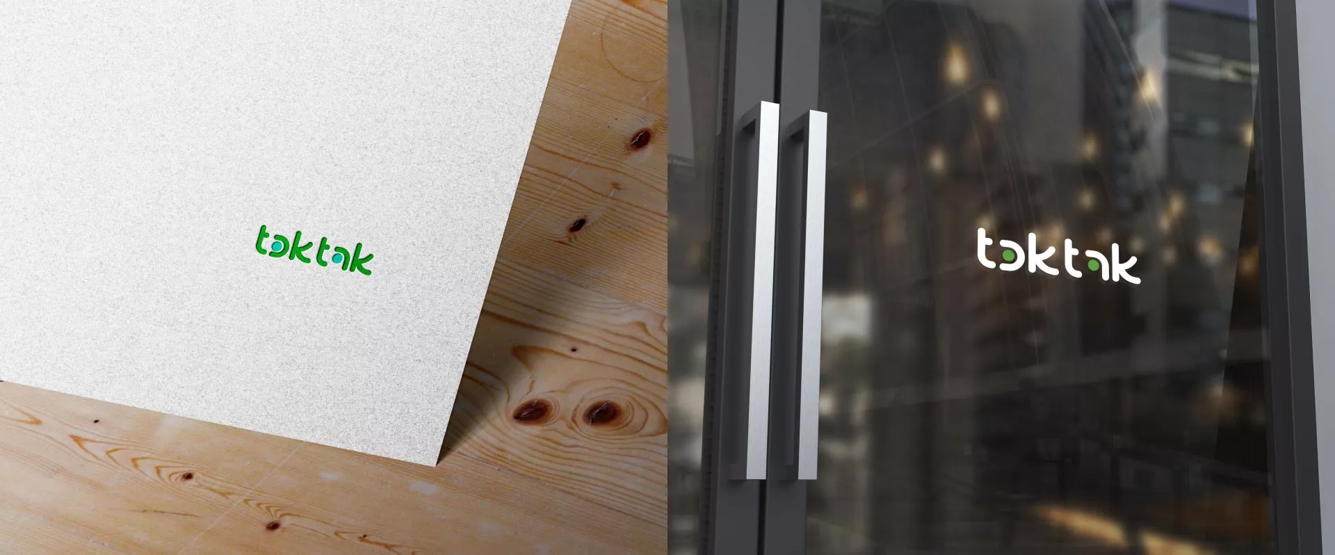 Разработка логотипа компании «Ток-Так» в Пустошке