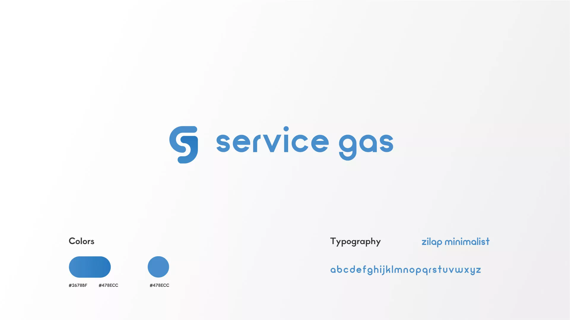 Разработка логотипа газовой компании «Сервис газ» в Пустошке