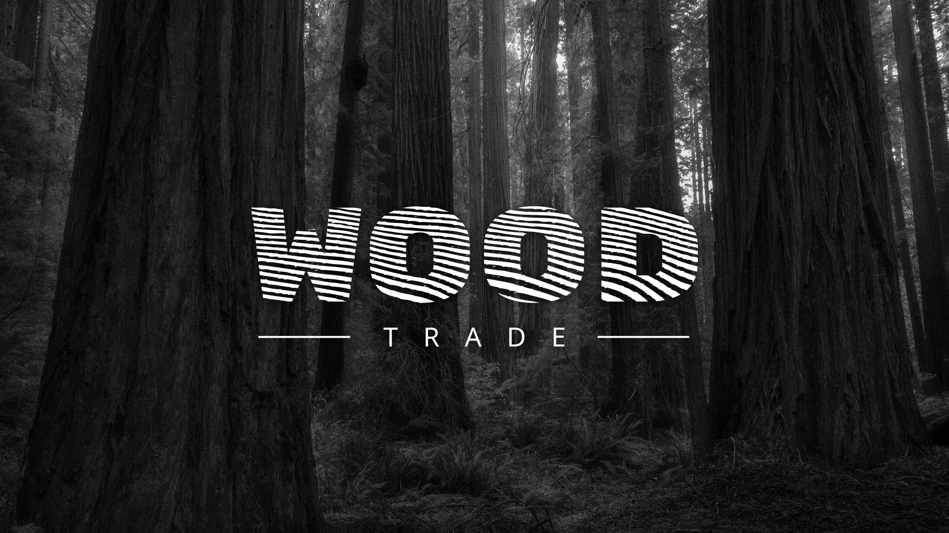 Разработка логотипа для компании «Wood Trade» в Пустошке